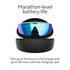 image:imageMeta Oakley Vanguard Black  Smart AI Glasses for Men Women  Camera Audio Video Recording  Prizm Black Lenses  SunglassesWhite  Prizm Sapphire
