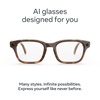 image:imageMeta Adventurer Classic Tortoise  Smart AI glasses for Women Men AI 12MP Camera Live Translate  3K HD Resolution  8 Hour Battery  Range of Sizes  Brown LensesClassic TortoiseClear Lenses