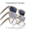 image:imageMeta Adventurer Classic Tortoise  Smart AI glasses for Women Men AI 12MP Camera Live Translate  3K HD Resolution  8 Hour Battery  Range of Sizes  Brown LensesLinenTransitions Sapphire Lenses