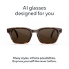 image:imageMeta Adventurer Classic Tortoise  Smart AI glasses for Women Men AI 12MP Camera Live Translate  3K HD Resolution  8 Hour Battery  Range of Sizes  Brown LensesClassic TortoiseBrown Lenses