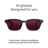 image:imageMeta Adventurer Classic Tortoise  Smart AI glasses for Women Men AI 12MP Camera Live Translate  3K HD Resolution  8 Hour Battery  Range of Sizes  Brown LensesMerlotTransitions Ruby Lenses