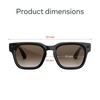 image:imageMeta Fury Mahogany  Smart AI glasses for Women Men AI 12MP Camera Live Translate  3K HD Resolution  8 Hour Battery  Green LensesClassic BlackBrown Gradient Lenses