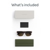 image:imageMeta Fury Mahogany  Smart AI glasses for Women Men AI 12MP Camera Live Translate  3K HD Resolution  8 Hour Battery  Green LensesMahoganyGreen Lenses