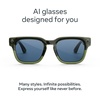 image:imageMeta Fury Mahogany  Smart AI glasses for Women Men AI 12MP Camera Live Translate  3K HD Resolution  8 Hour Battery  Green LensesRacing GreenLight Blue Atlantic Lenses