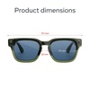 image:imageMeta Fury Mahogany  Smart AI glasses for Women Men AI 12MP Camera Live Translate  3K HD Resolution  8 Hour Battery  Green LensesRacing GreenLight Blue Atlantic Lenses