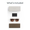 image:imageMeta Fury Mahogany  Smart AI glasses for Women Men AI 12MP Camera Live Translate  3K HD Resolution  8 Hour Battery  Green LensesSandstoneDark Amber Lenses